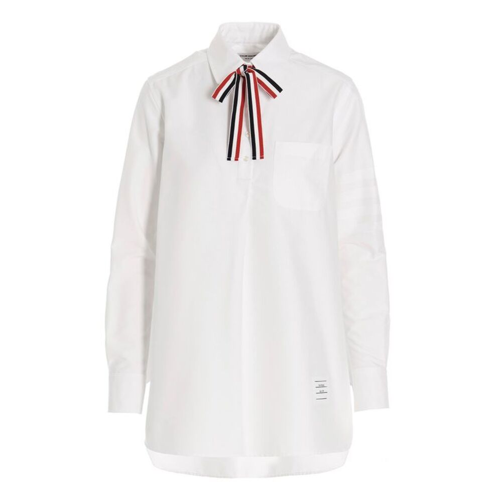 Thom Browne White Cotton Women's Blouse